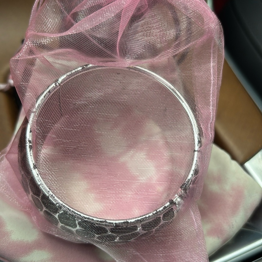 Black and silver Bracelet